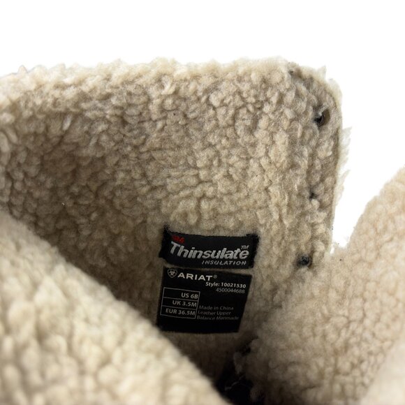 Ariat Wythburn Waterproof Insulated Equestrian Boots Womens 6B Leather/Suede - Picture 11 of 12